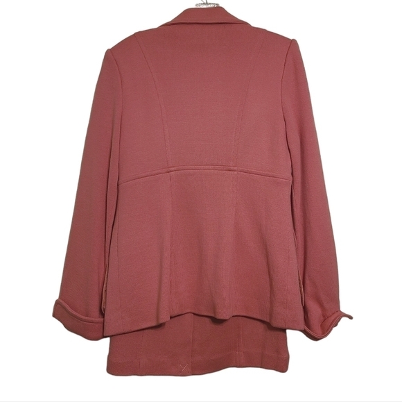 Spiegel | Women's Vintage Two Piece Pink Skirt Suit Set (Size 10) - Picture 16 of 16